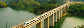 China Bahnreise mit Hochgeschwindigkeit