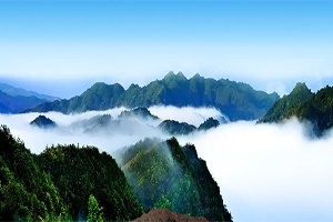 Das Gebirge Jinggang shan