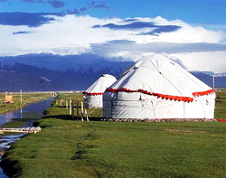 Zeltstaette in inneren Mongolei